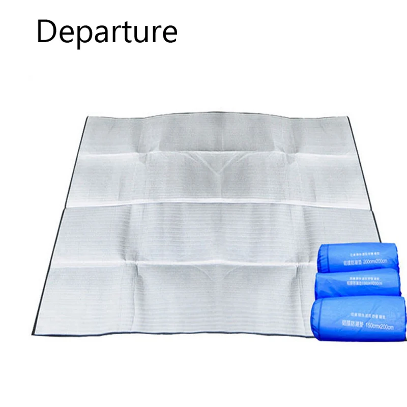 Buy Outdoor Aluminum Camping Mat Moistureproof Hiking Cushion Sleep Bed Picnic