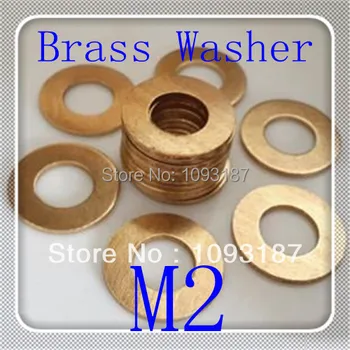 

1000PCS High Quality M2*5*0.4 Flat Brass Washer Gasket/ Copper Washer Gasket