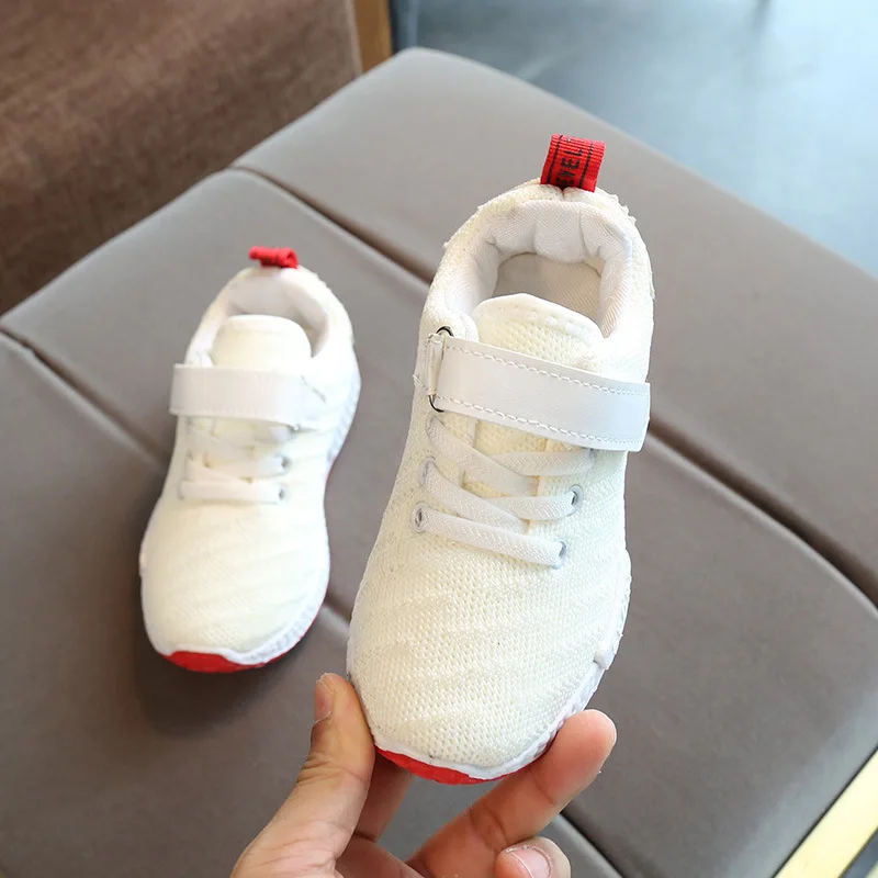 Весна Осень Новый sepatu anak 2018 мальчик дикие Повседневное легкая обувь дети