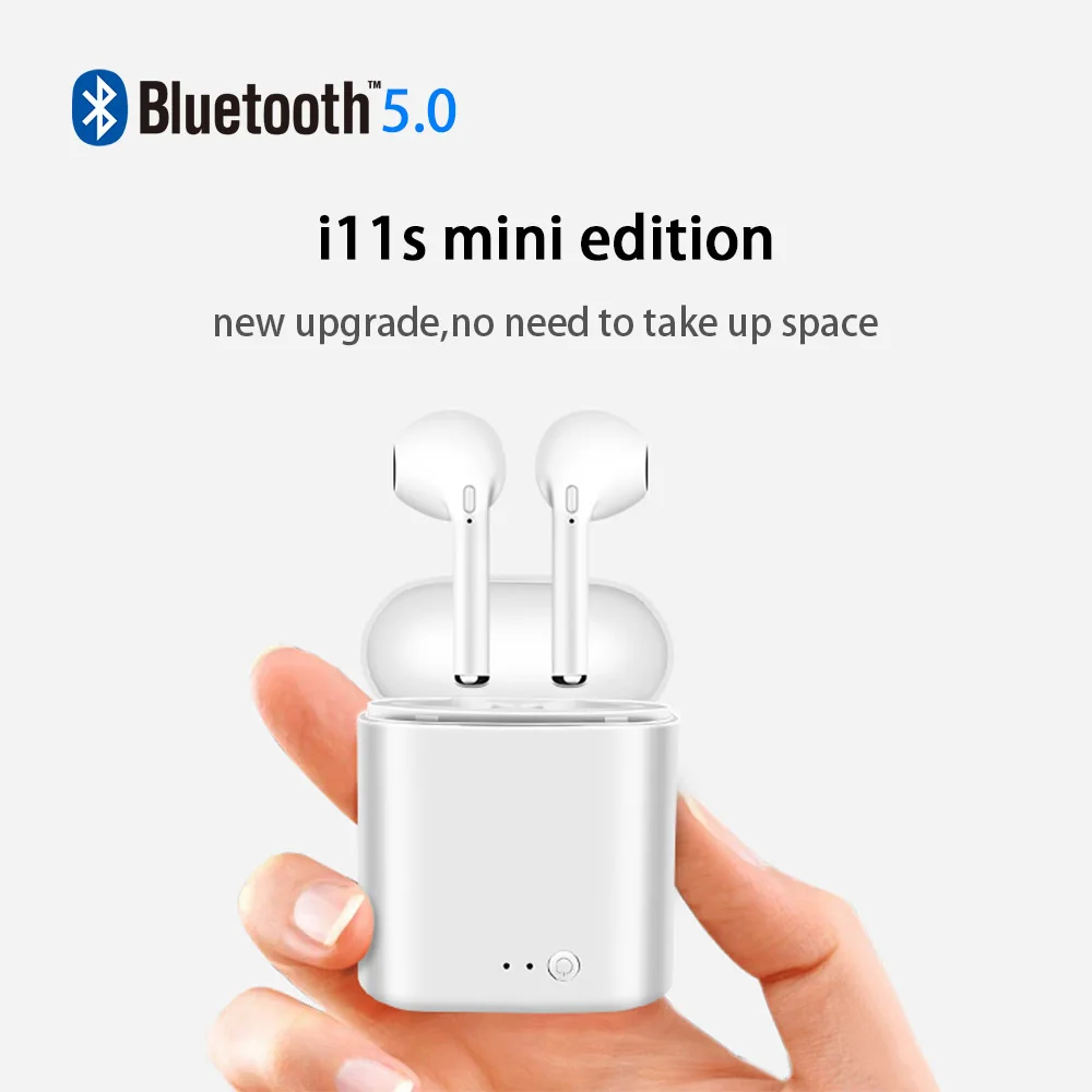 Günstig I11s TWS Mini Drahtlose Kopfhörer bluetooth Ohrhörer Stereo Ohrhörer Headset Mit Lade box Kopfhörer Für Samsung Smart Ohr Aid
