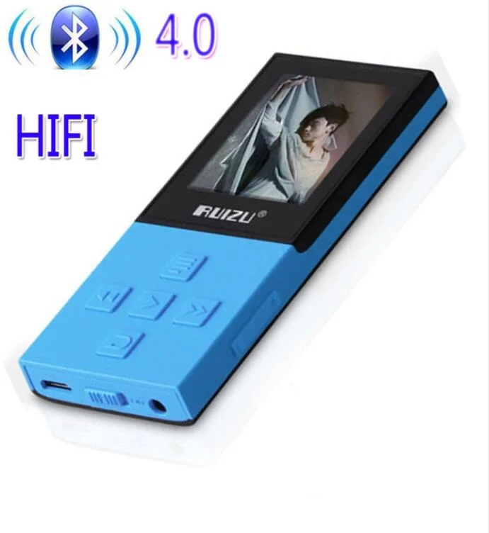 Bluetooth 4,0 MP3 RUIZU X18 Спортивный MP3 плеер с 8G может играть 100 часов Высокое качество без потерь рекордер FM Bluetooth 4,0