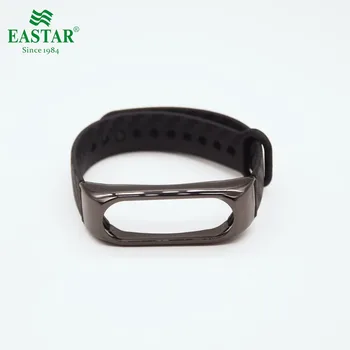 

Eastar Black Carbon Fiber Strap For Mi Band 2 Bracelet Durable Design Two Color Wrist Belt For MI BAND 2 STRAP Accessories