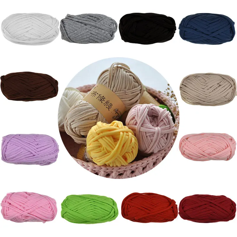 Looen 21 Colors Knitting Thread In Yarn Cotton Yarn Thick Thread DIY Needle Arts Craft For Crochet Cloth Bag 100g/pcs