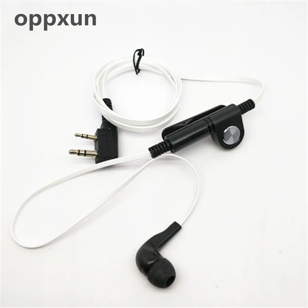 Oppxun 4 шт. Белая магия лапша наушники для Kenwood Quansheng Puxing WOUXUN HYT TYT Baofeng UV5R 888 S радио