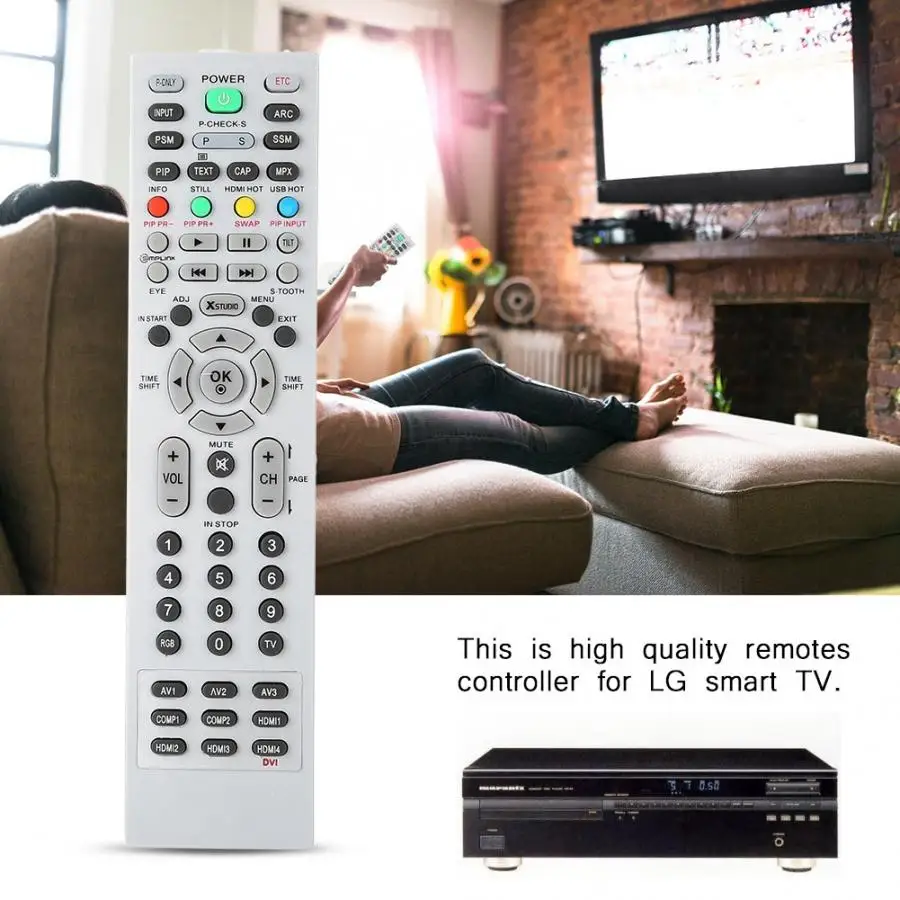 

Replacement Service HD Smart TV Remote Control For LCD TV MKJ39170828 GREY