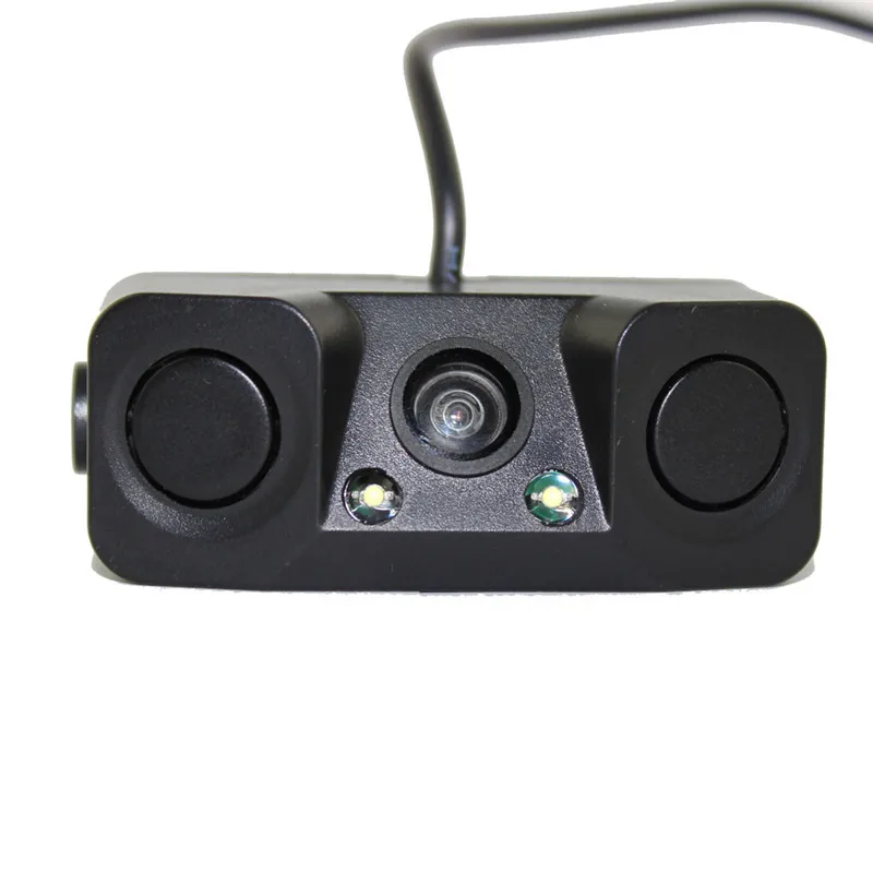 OMESHIN резервная камера 2LED заднего вида с радиолокационным датчиком парковки, камера ночного видения, монитор, Прямая поставка 19M15
