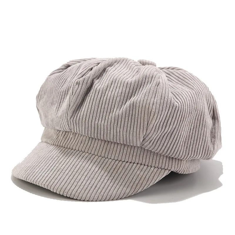 2019 хлопоковый берет, шляпа, женская шапка Newsboy, берет Baker cap, 90 девочек, береты с козырьком, элегантный однотонный берет, Женская