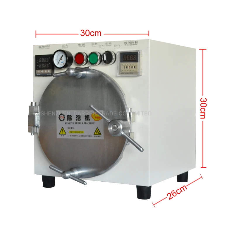 

Mini Autoclave Bubble Remover OCA Adhesive Sticker LCD Air Bubble Remove Machine for Glass Refurbishment cell phone