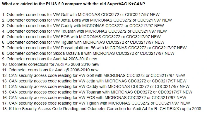 Супер K+ CAN Plus 2,0 диагностический сканер инструмент коррекция расстояния для Audi Auto Key программатор