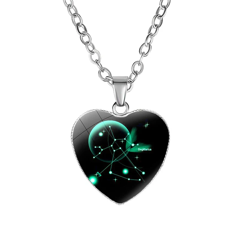 NIUYITID Twelve Constellation Necklaces & Pendants Zodiac Necklace For Women Girl Jewelry Neckless Valentine's Day Gift Love (8)