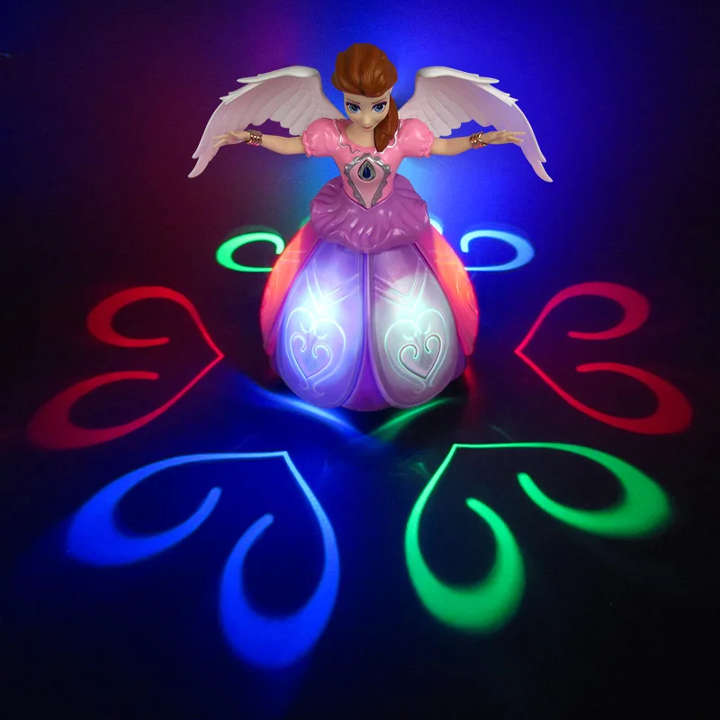 Toys for Girls Dancing Princess Doll LED Light 3 4 5 6 7  Year Old Toy Xmas Gift 