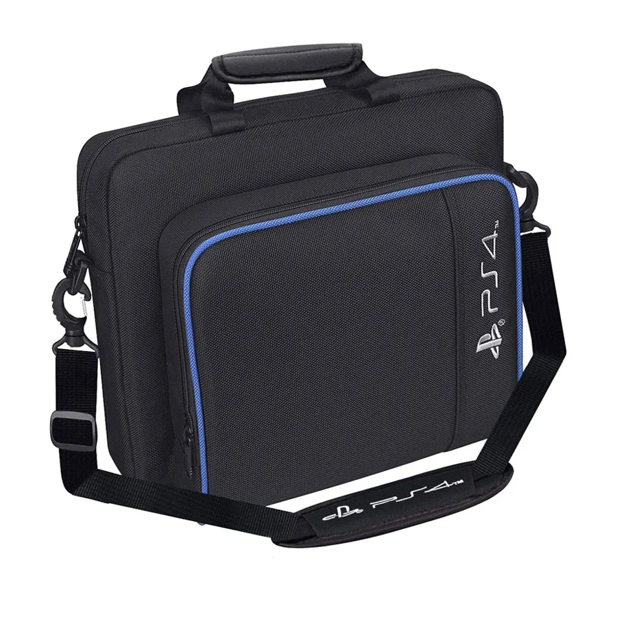 Carrying bag PS4/PS4 Slim консоли защитный кейс для хранения сумка для переноски большой Ёмкость чехол Play Station 4 игры PS 4 аксессуары - Цвет: Carrying bag