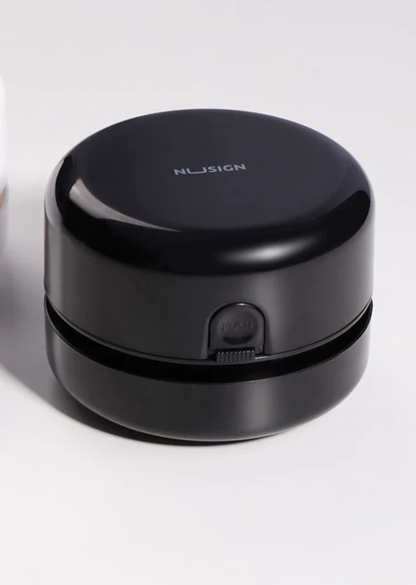 NUSIGN Desk Portable Desktop Cleaner Mini Desk Vacuum Cleaner For School Classroom Office School Supplies For Smart Life Black