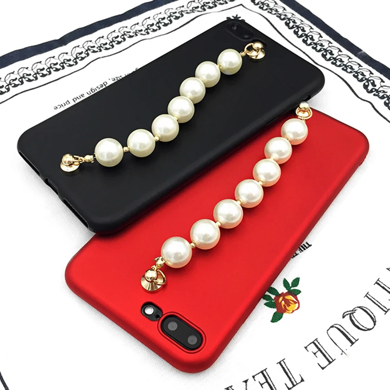 LOVECOM-New-Shining-Candy-Color-DIY-Luxury-Bling-Glitter-Pearl-Chain-For-iphone-6-6S-Plus (3)