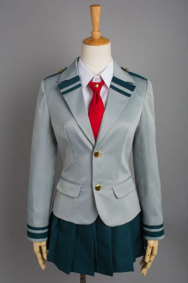 Boku no Hero academic костюм для косплея My Tsuyu школьная форменная куртка|school uniform coat|costume