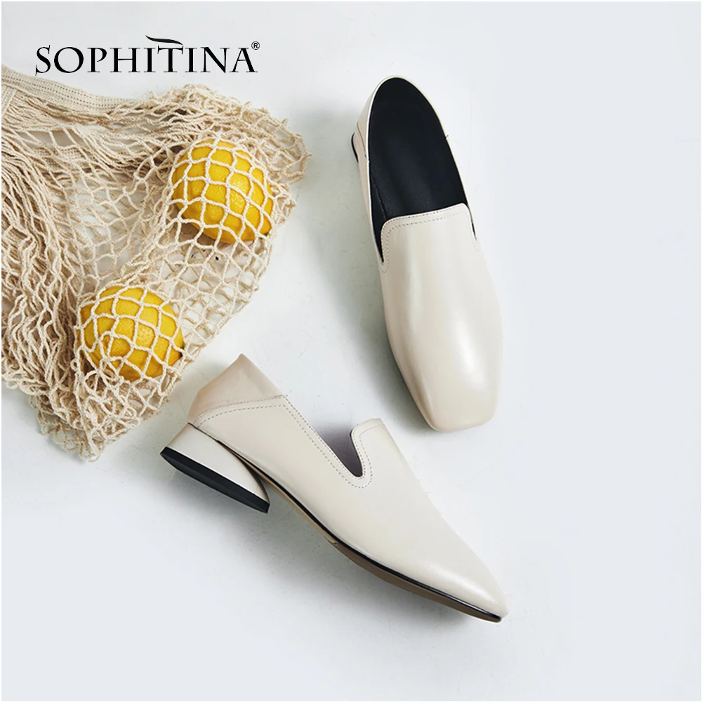 SOPHITINA/Новые брендовые женские туфли лодочки 2019г. Повседневные удобные ручной