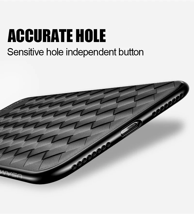 TOMKAS Grid Weaving Slim Case For iPhone 8 7 6 6s Plus X Cover Cases Silicon TPU Luxury Phone Coque Case For iPhone 7 8 6 X  (17)