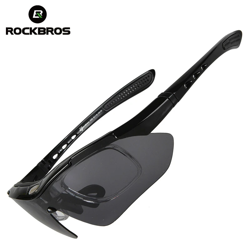 Baratos ¡ Caliente! RockBros Polarizado Ciclismo Gafas de Sol Al Aire Libre Deportes de Bicicletas Bike Gafas de Sol TR90 Gafas de Eyewear de la Lente 5