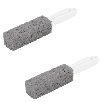 

Pumice Stone Toilet Bowl Cleaner Multi-Purpose Pumice Stone Cleaning Stick W/ Handle For Toilet Bowl, Rust ,Grill & Household