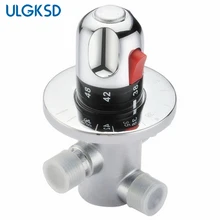 ULGKSD термостатический клапан Хром медный нагревательный прибор Соединительный картридж аксессуары для душа инструмент Para ванная комната