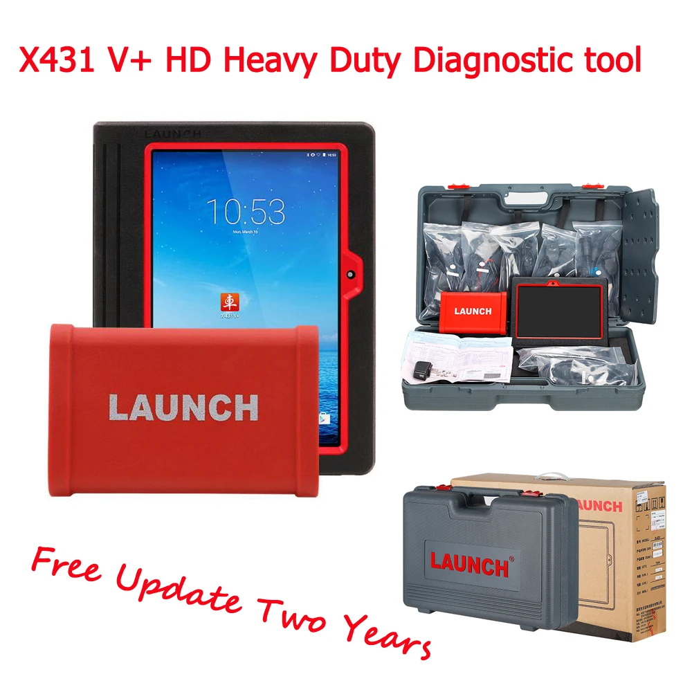 LAUNCH 2018 new X431 V+ X431 HD Heavy Duty diagnostic tool support 24V Truck X-431 V+ Heavy Duty Scanner free ship LAUNCH 2018 new X431 V+ X431 HD Heavy Duty diagnostic tool support 24V Truck X-431 V+ Heavy Duty Scanner free ship