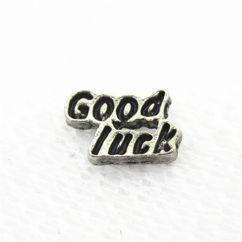 2019 Hot selling 20pcs/lot Good Luck floating charm fit lockets charms living glass memory locket diy jewelry | Украшения и