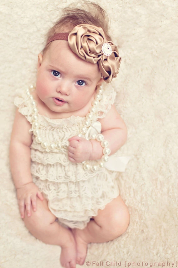 Baby girl wedding romper Clearance