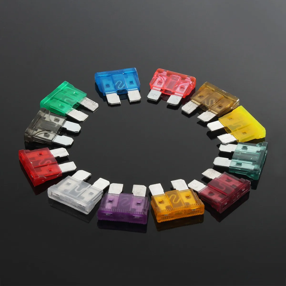 Motors Low Profile 165 pcs ATC Mini Blade Fuse Auto Car FUSES