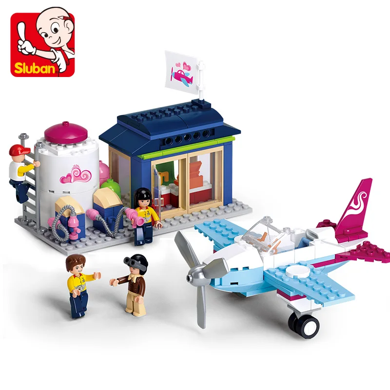 

Sluban Building Bricks Blocks Fantasy Flying Club Compatible Legoings Friends Education DIY Kit Christmas Gifts Toys for Girls