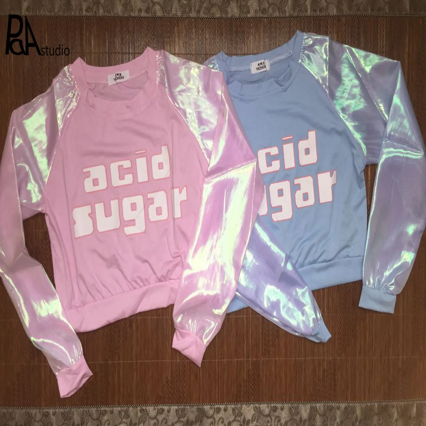 

Graphic Punk Hip Hop Tie Dye Block Print Oversized Loose T Shirt T-Shirt Pullover Women Man Korean Harajuku Streetwear Tee Top