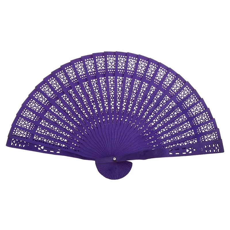 Горячая Бабочка узор с Сакурой вентилятор свадебный подарок - Цвет: Purple