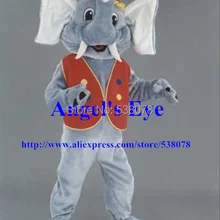 Цирковой слон Маскоты костюм вентилятор серый слон производительность карнавала Маскоты te маскарадный костюм подходит sw1296