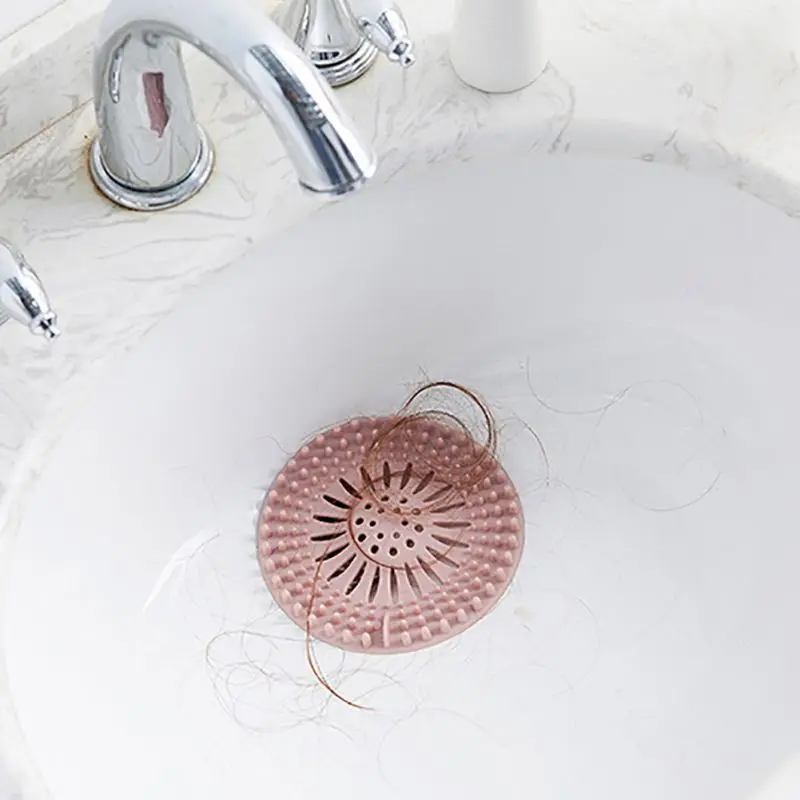 Silicone Basin Sink Filters Strainer Cover Leak-proof Filters Floor Drain Mat KV