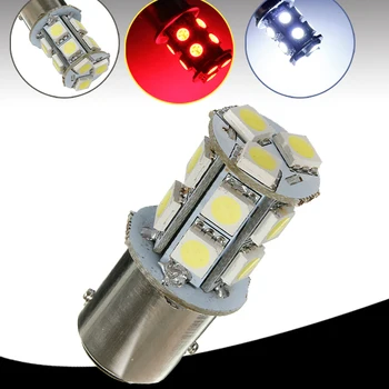 

Best Price 1157 1156 BAY15D 13 LED 5050 SMD Car Auto Light Source Parking Stop Tail Turn Signal Lamp Bulb DC12V White Red