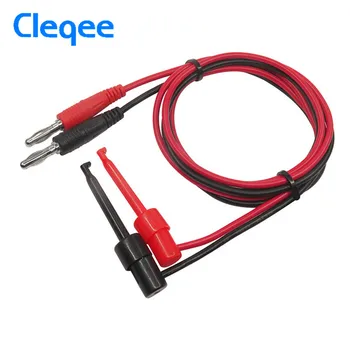 

Cleqee P1039 1Set 4mm Banana Plug to Test Hook Clip Test Lead Kit Cable Mayitr IMax B6 for Multimeter Electronic Test Tools