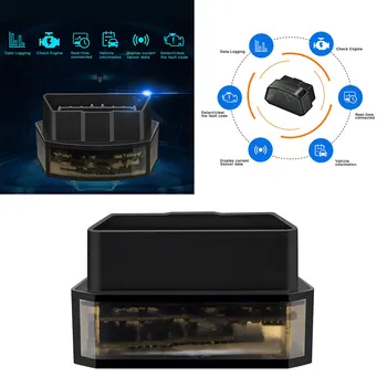 

Bluetooth OBD2 Diagnostic Tool Fault Code Reader Compatible Car Adapter Check Engine Light Car Repair Tool Kit Car Styling