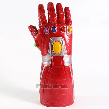 

Avengers Endgame Iron Man Infinity Gauntlet Cosplay Glove with LED Light Soft PVC Figure Collectible Model Toy