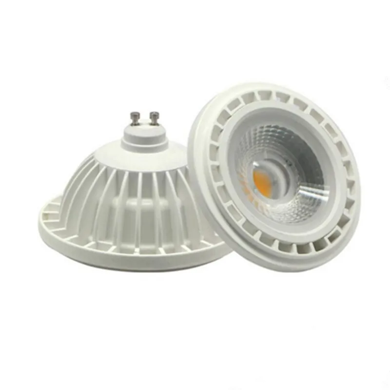 

Indoor Home Lighting 15W COB LED AR111 Bulb Lamp Spotlight Dimmable Recessed Downlight AR111 QR111 G53 GU10 12V AC85-265V