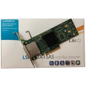 

Eastforfuy LSI LSI00188 9200-8e 8Port External 6Gb/s PCI Express 2.0 X8 SAS/SATA Controller Card, Single, New Retail