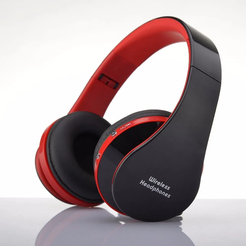 אוזניות אוזניות Bluetooth טלפון אלחוטי ראש סט אוזניות סטריאו אפרכסת אודיו לxiaomi iPhone סמסונג מתקפל משחקים