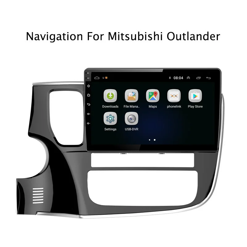 10 1 &quot2.5D IPS Android 8 автомобильный DVD GPS плеер для Mitsubishi Outlander 2013 2018 Радио стерео