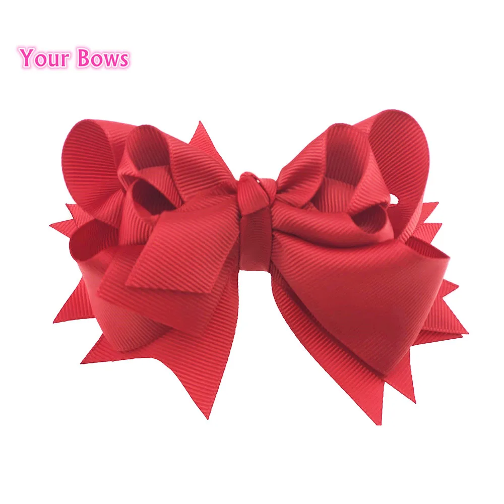 solid hair bows 05-5