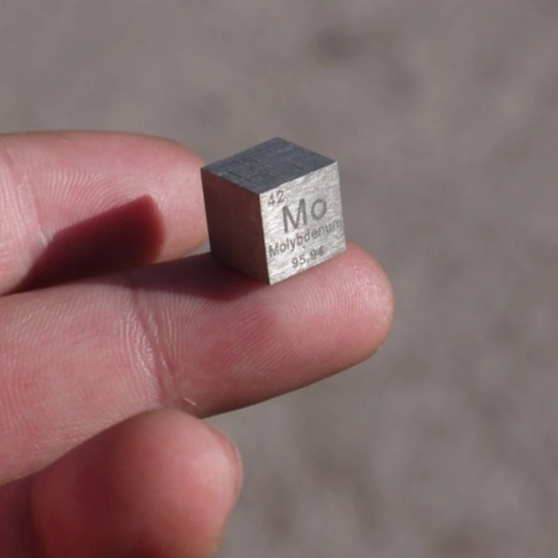 Металлический молибденовый куб высокой чистоты 10x10x10 мм Периодическая таблица