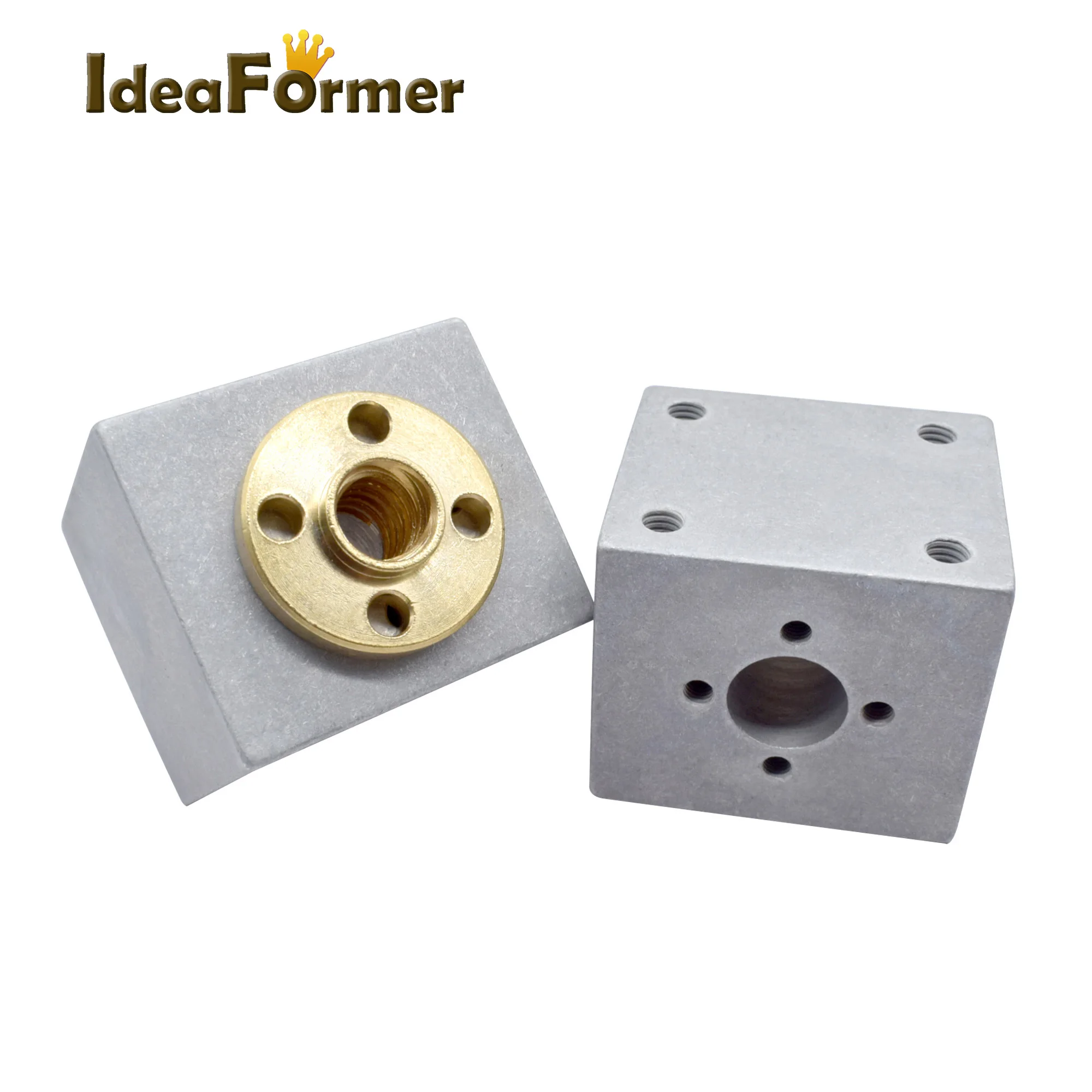 T8 Trapezoidal Nuts Lead Screw Housing Mounting Bracket Aluminum Alloy