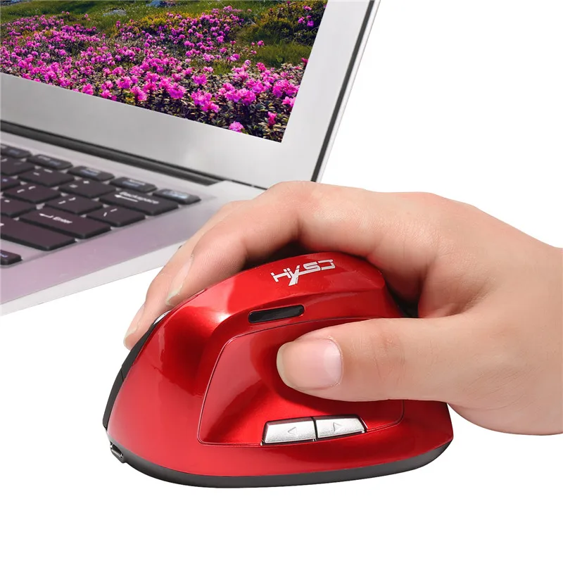 

Wireless Vertical Mouse 6D Ergonomic Rechargeable Mouse Computer Mice Optical 2.4GHZ USB Gaming Mice Gamer 2400DPI For Laptop PC