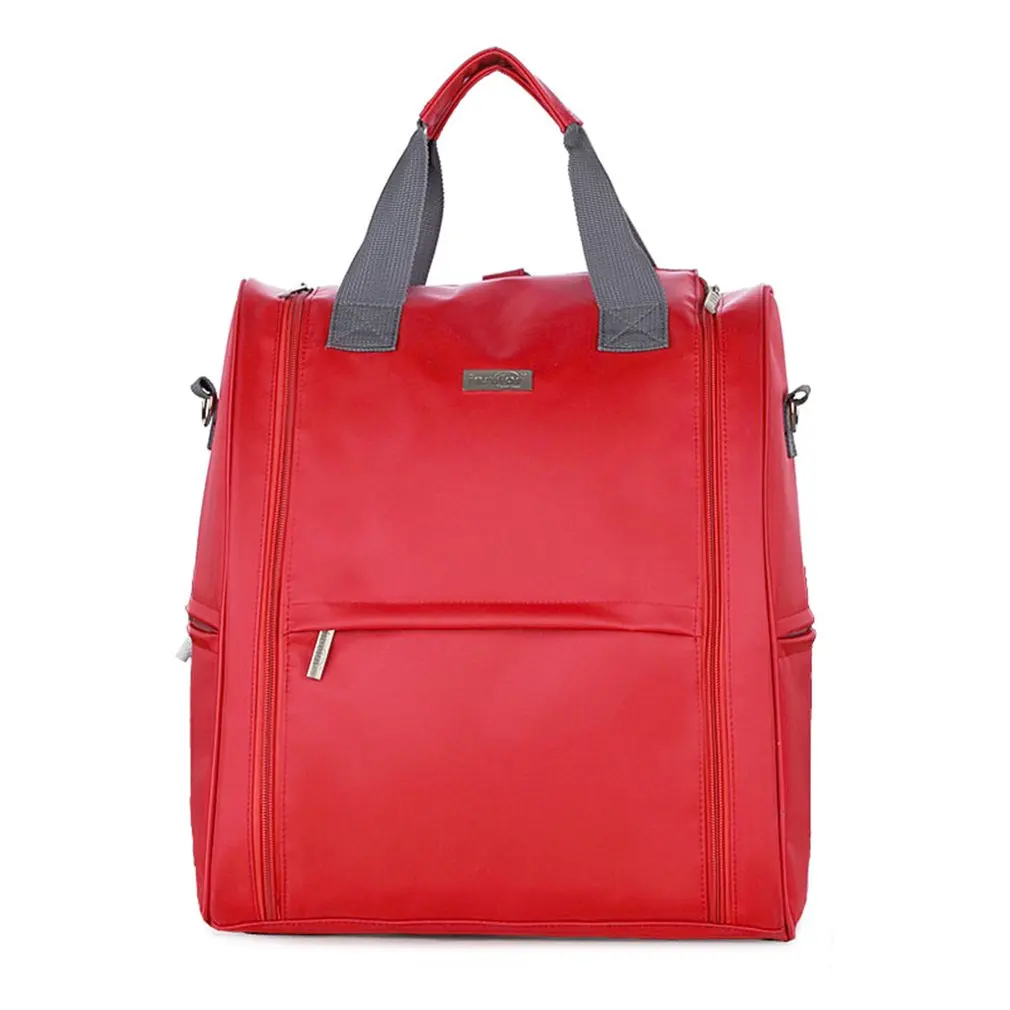 

INSULAR Diaper Bag Waterproof Large Capacity Mommy Backpack Baby Carrycot Crib Bag with Recoverable Shoulder Strap Portable