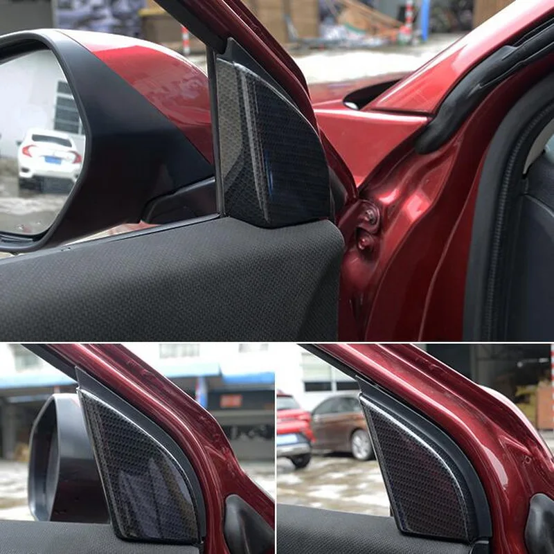 Tonlinker интерьерная передняя дверь окно Коннер крышка наклейка для Honda vezel HRV-19 автомобильный Стайлинг 2 шт. ABS хромированная крышка наклейка