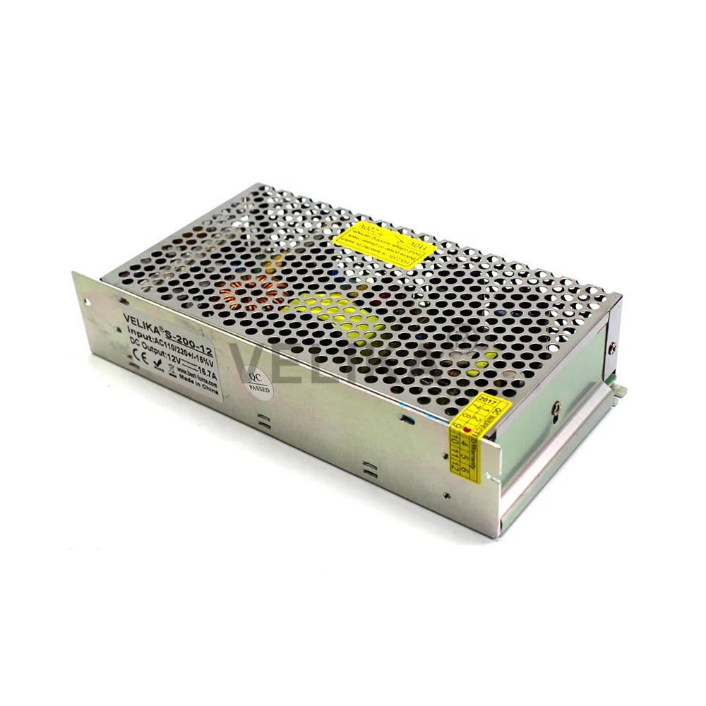 Лучшее качество 200W 16.7A 12V AC к DC SMPS одиночный выход импульсный источник питания для