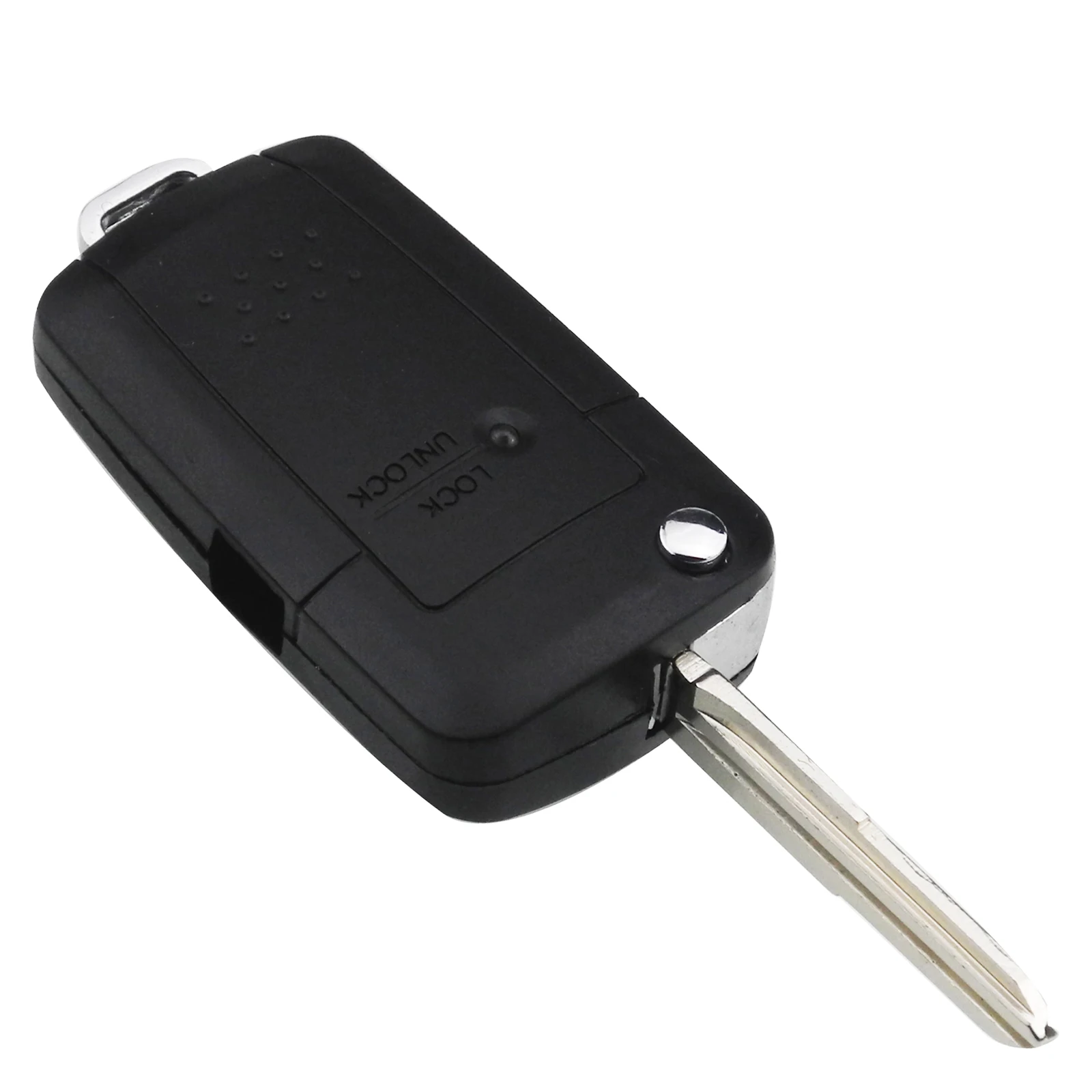 Keyforkess 10 pz/lotto di Vibrazione Chiave Borsette per Hyundai hi Getz Accent per Kia Rio Picanto Carens Modificato 1 Tasto Laterale caso Fob chiave -