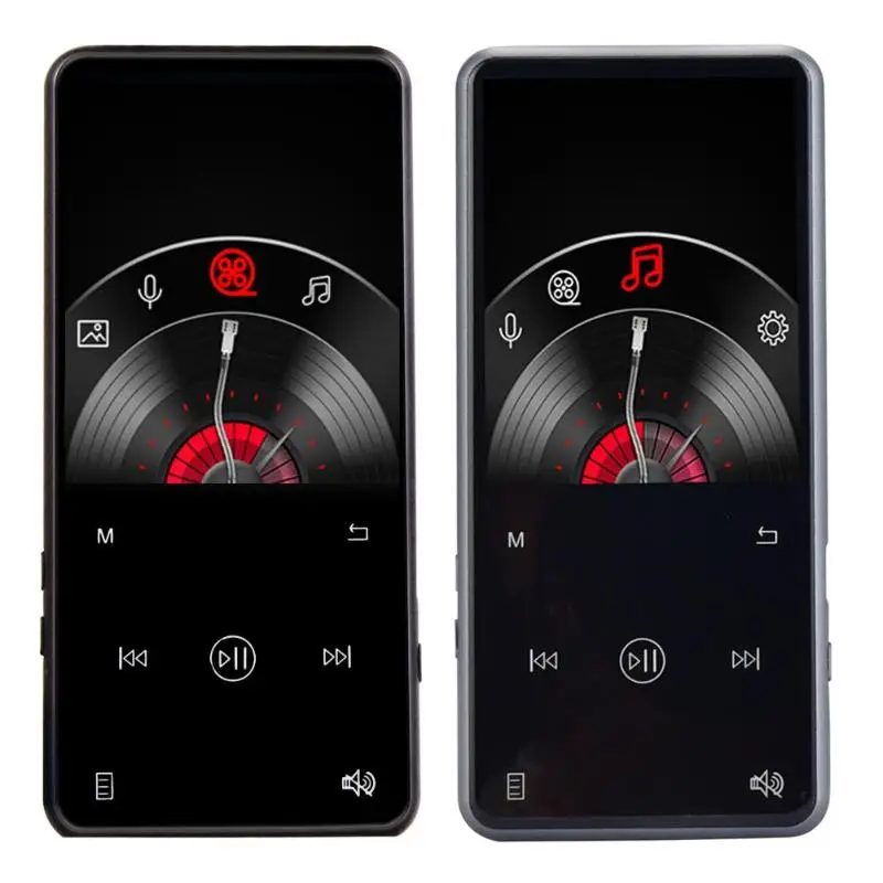 

Bluetooth 4.1 2.4 inch TFT Screen 8GB MP3 MP4 Player Metal Touch Key Hifi Sport Mini Walkman Speaker FM Radio Pen High Quality